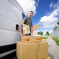 van with man nw9