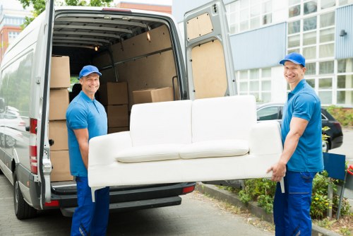 Man With Van Grahamepark pricing explained with moving boxes and van loading