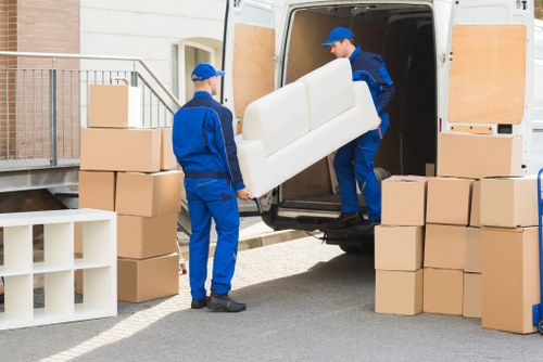 Removals van service for homes in Grahame Park