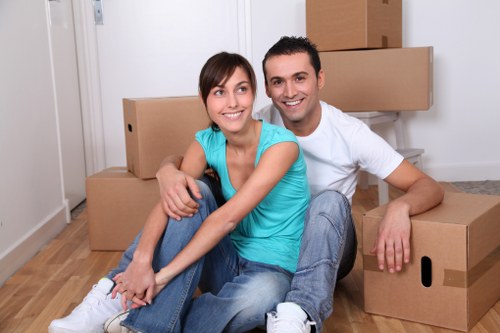Organised unpacking service in a Grahame Park property