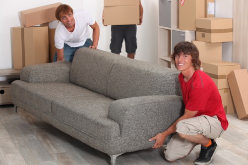 Local moving team handling a flat move in Grahame Park