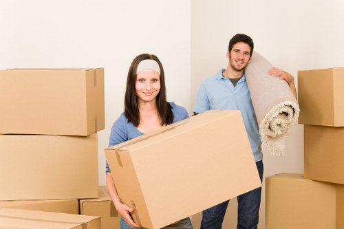 Secure loading of furniture into a van